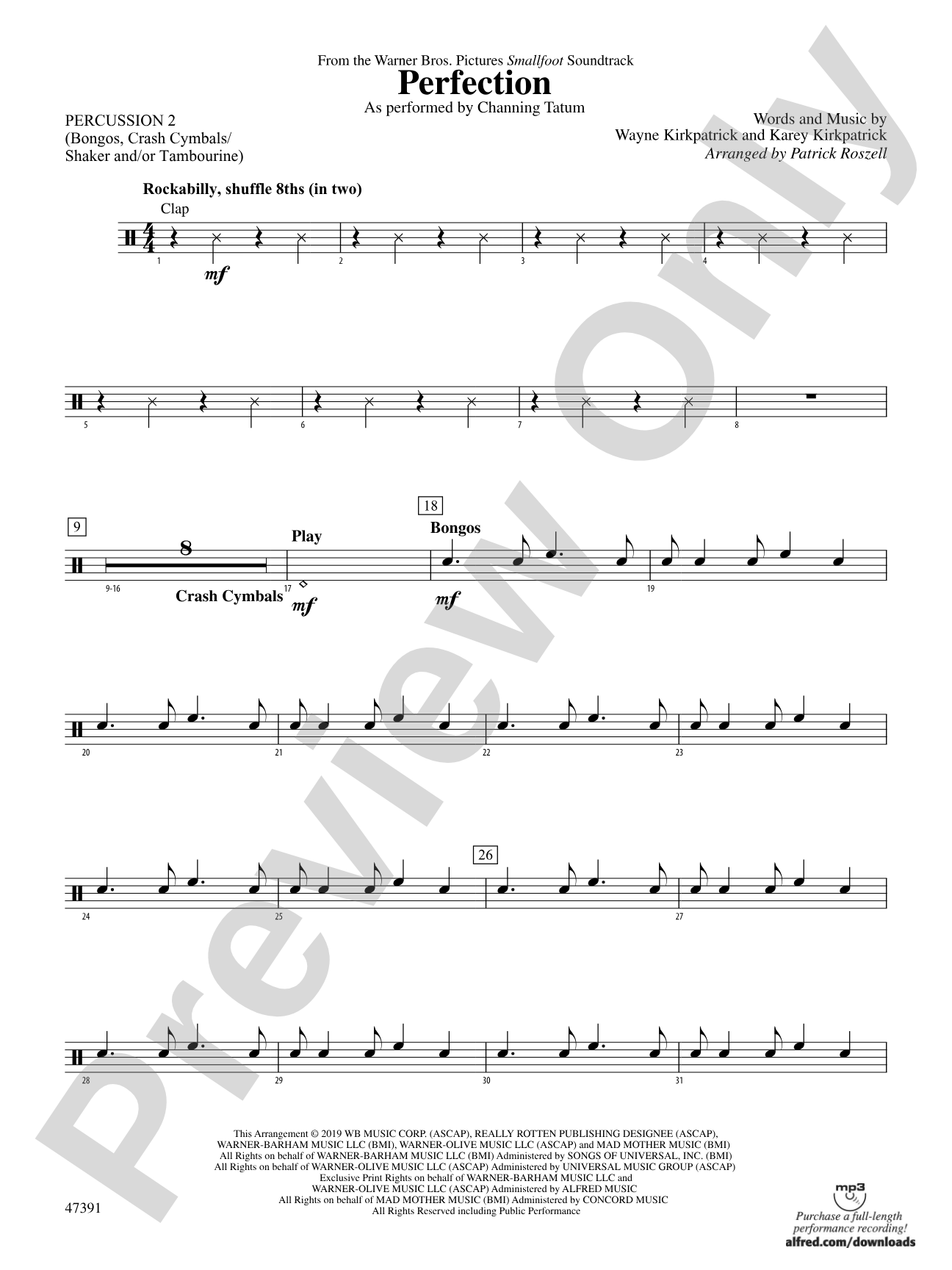 Perfection: 2nd Percussion