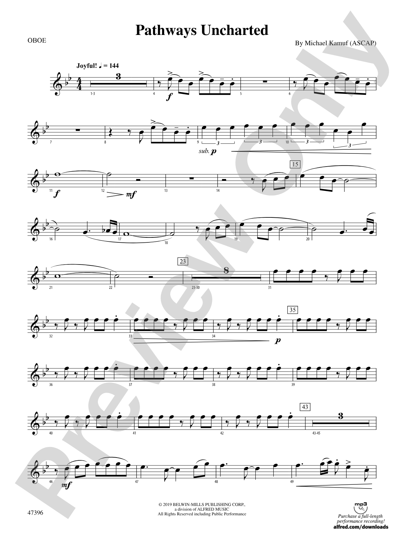 Pathways Uncharted: Oboe