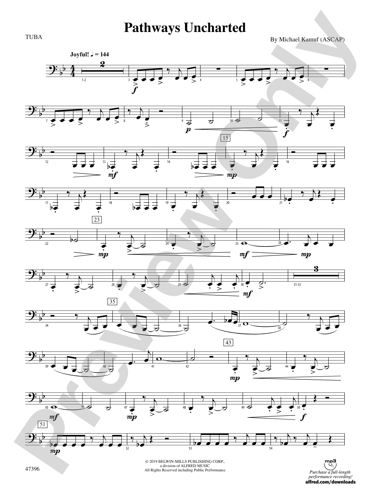 Pathways Uncharted: Tuba