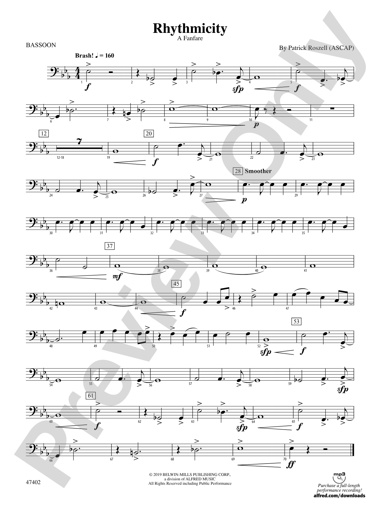 Rhythmicity: Bassoon