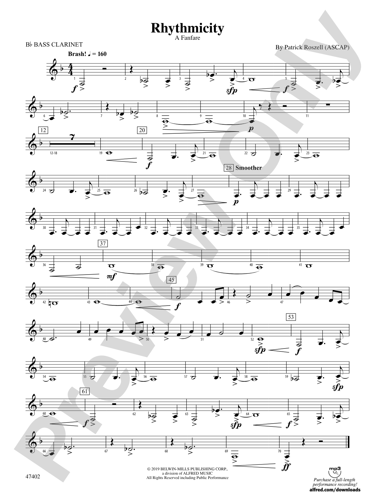 Rhythmicity: B-flat Bass Clarinet