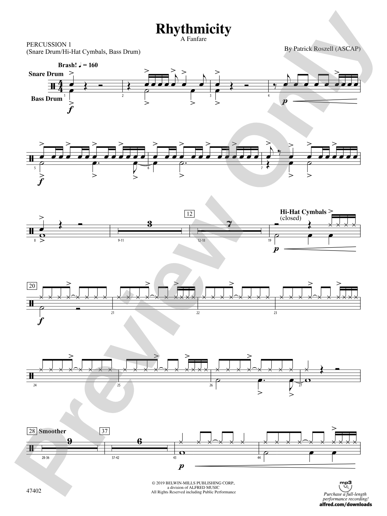 Rhythmicity: 1st Percussion