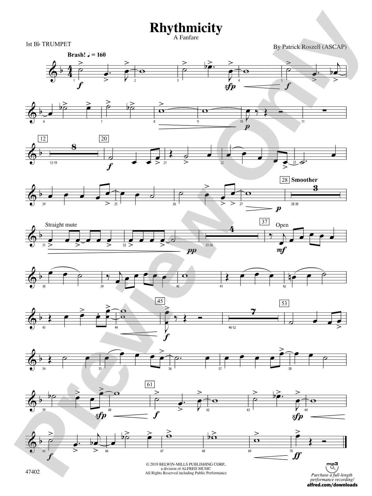 Rhythmicity: 1st B-flat Trumpet
