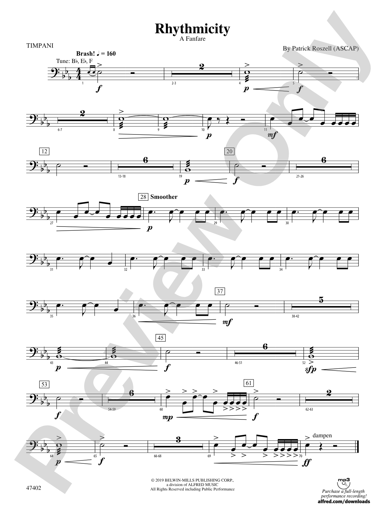 Rhythmicity: Timpani
