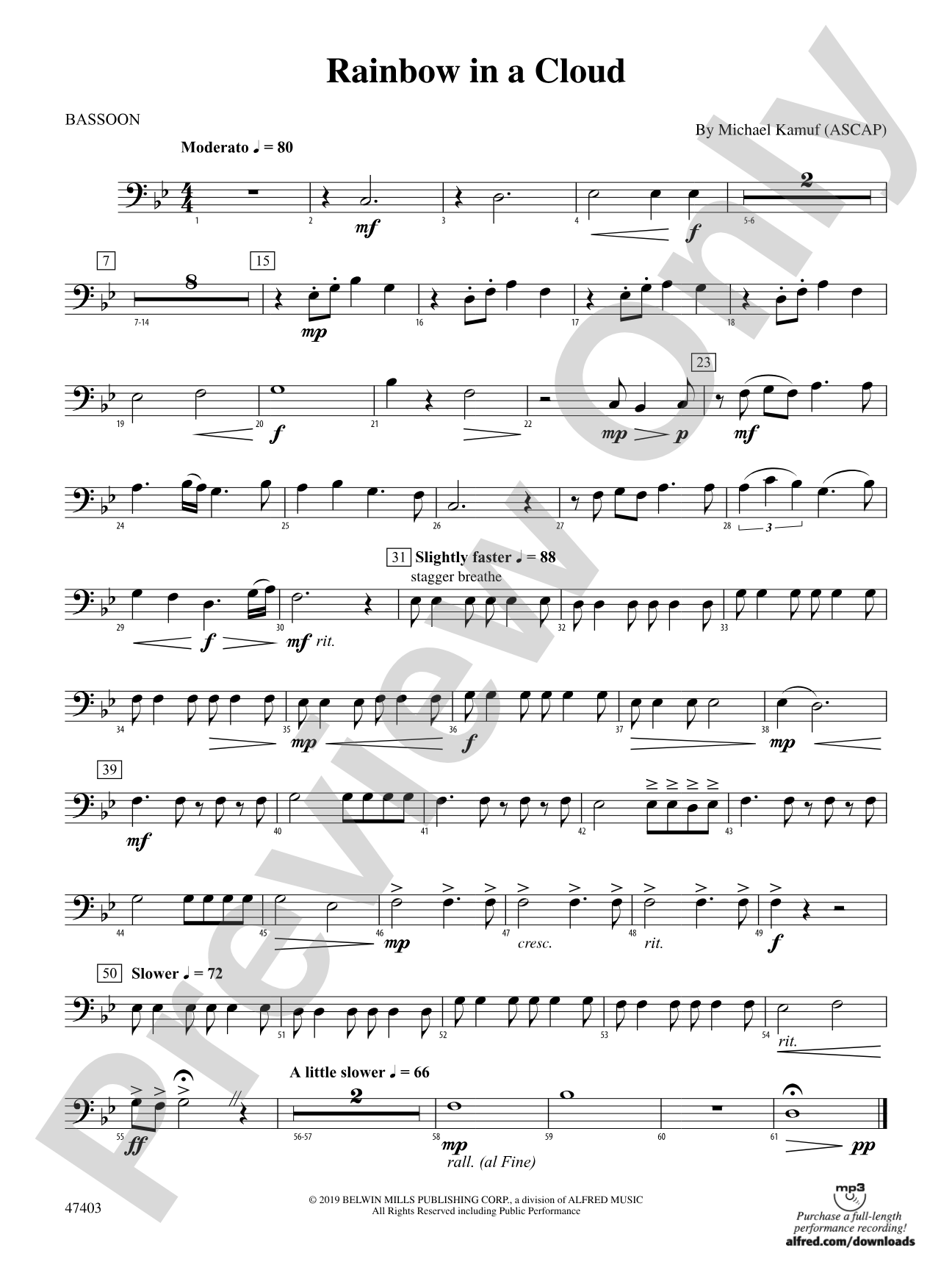 Rainbow in a Cloud: Bassoon