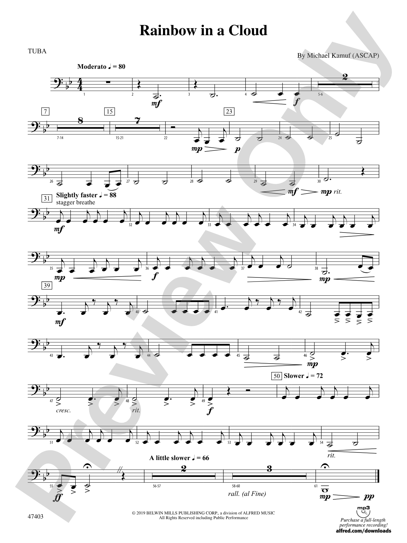 Rainbow in a Cloud: Tuba
