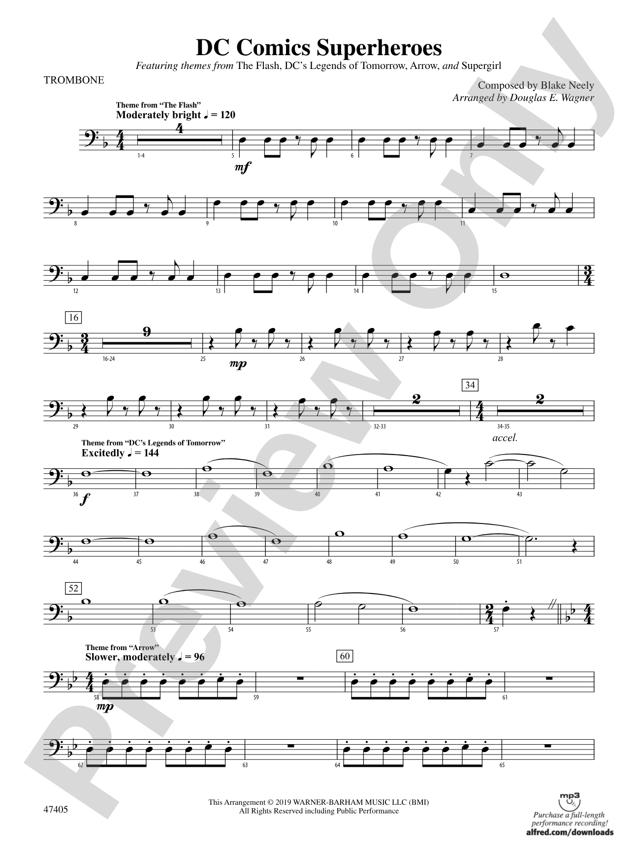 DC Comics Superheroes: 1st Trombone