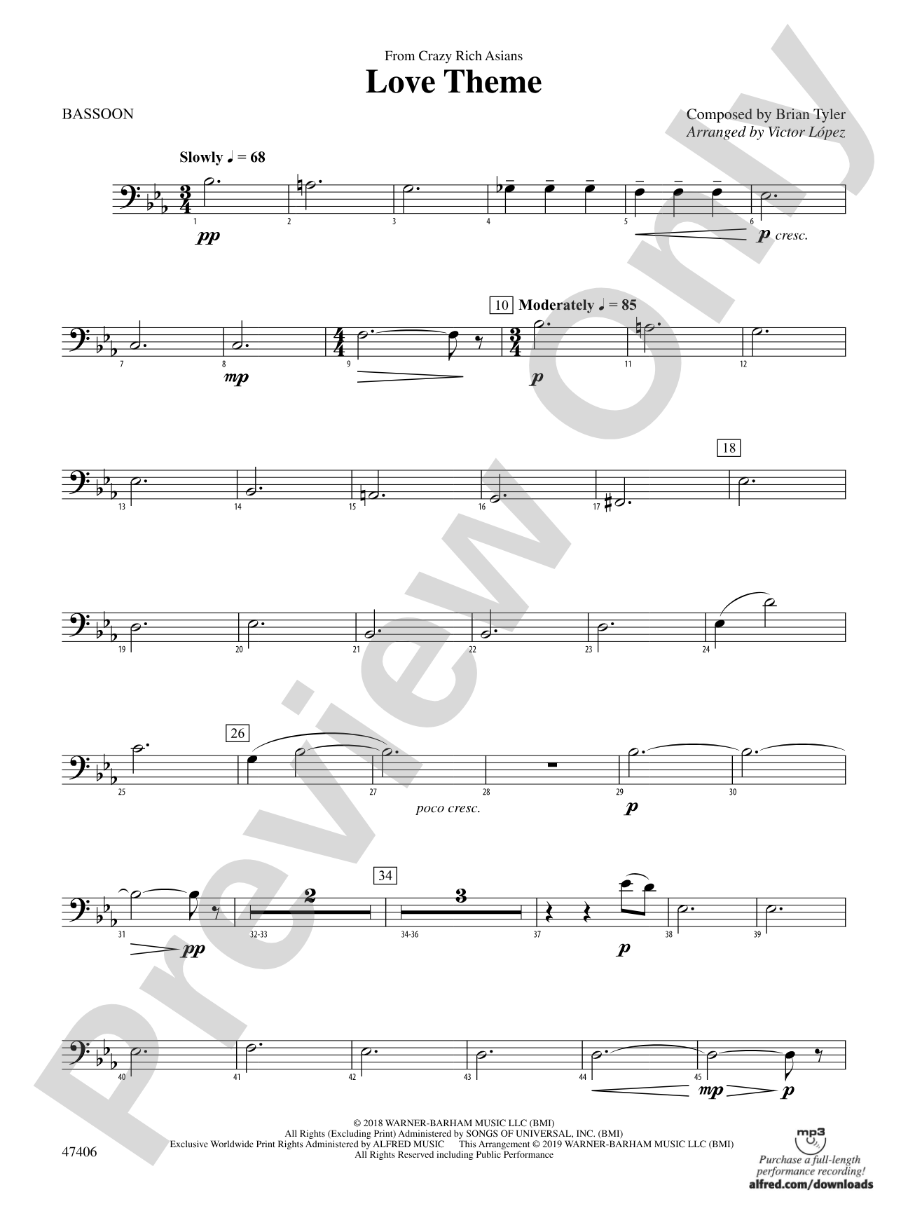 Love Theme: Bassoon