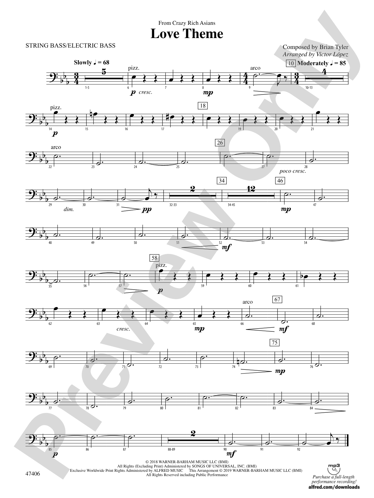 Love Theme: Electric Bass