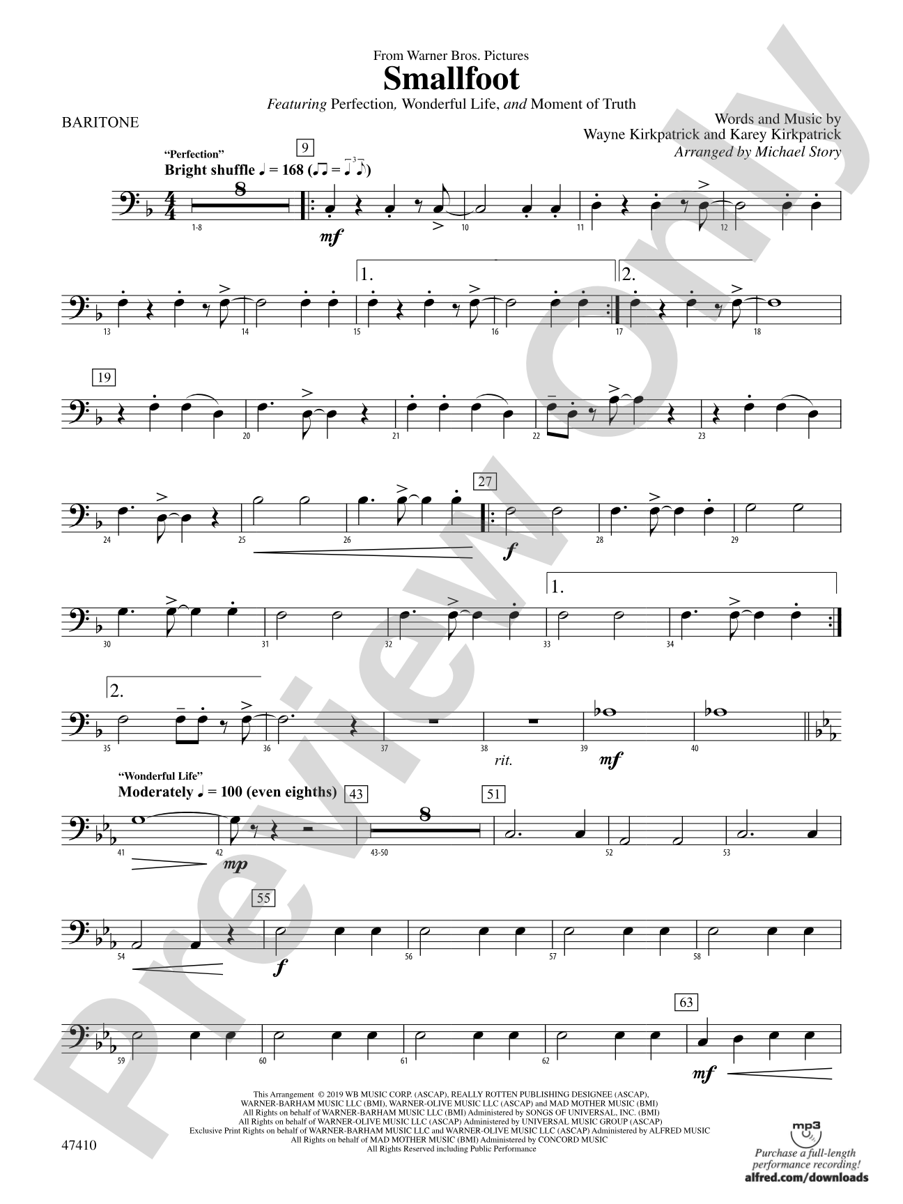 Smallfoot: Baritone B.C.