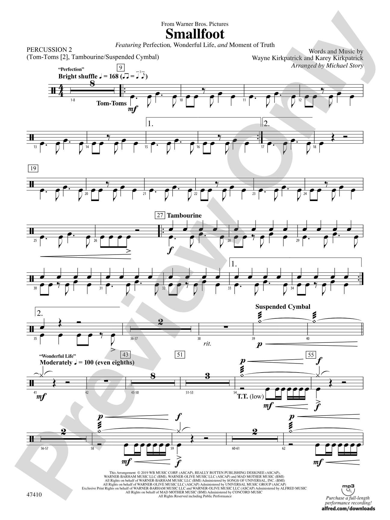 Smallfoot: 2nd Percussion