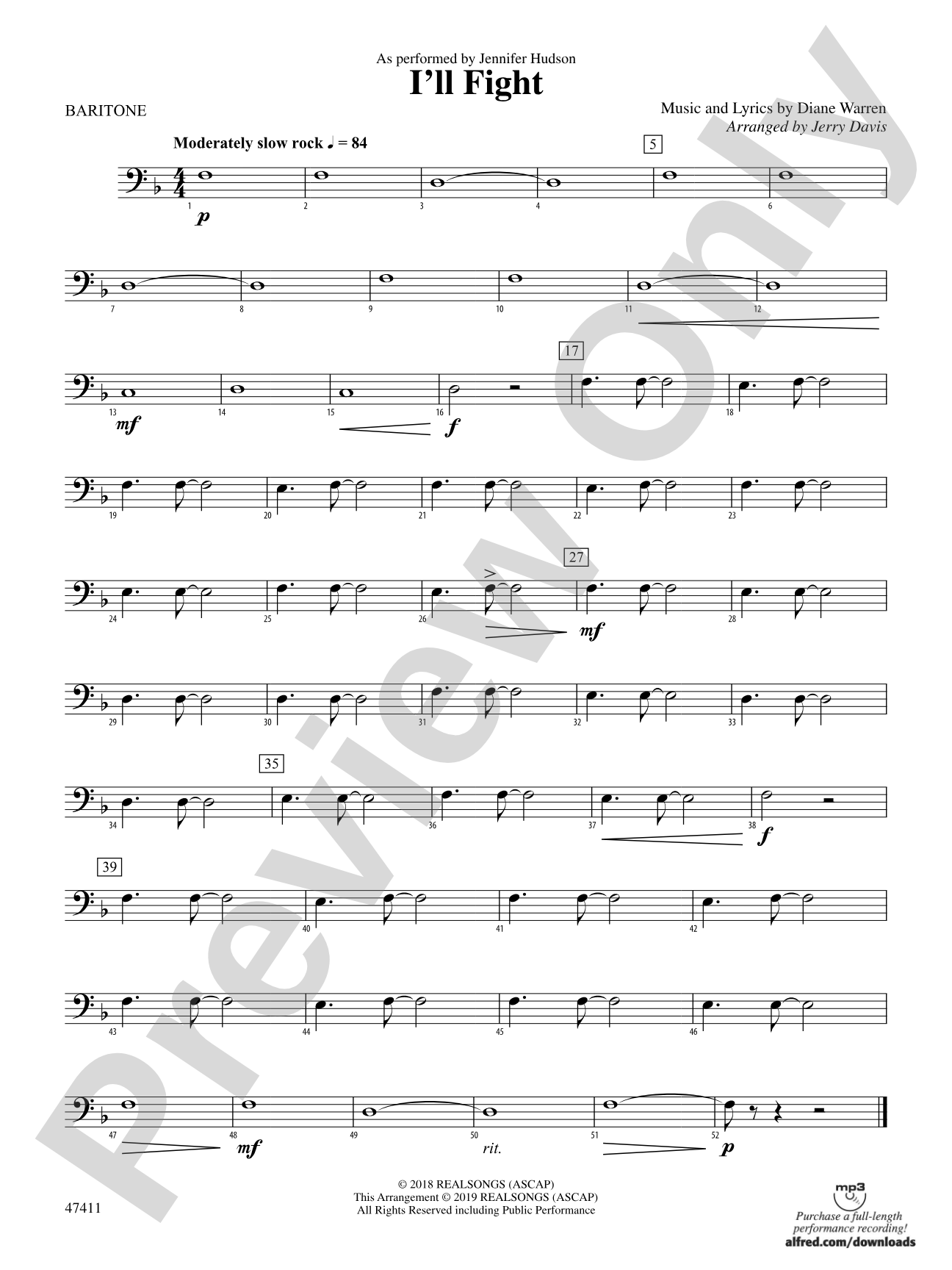 I'll Fight: Baritone B.C.