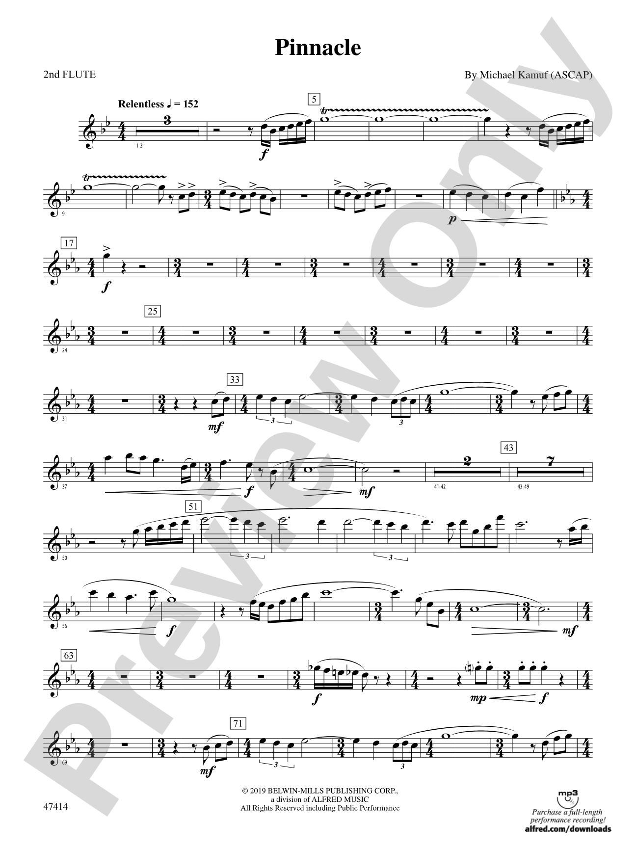 Pinnacle: 2nd Flute