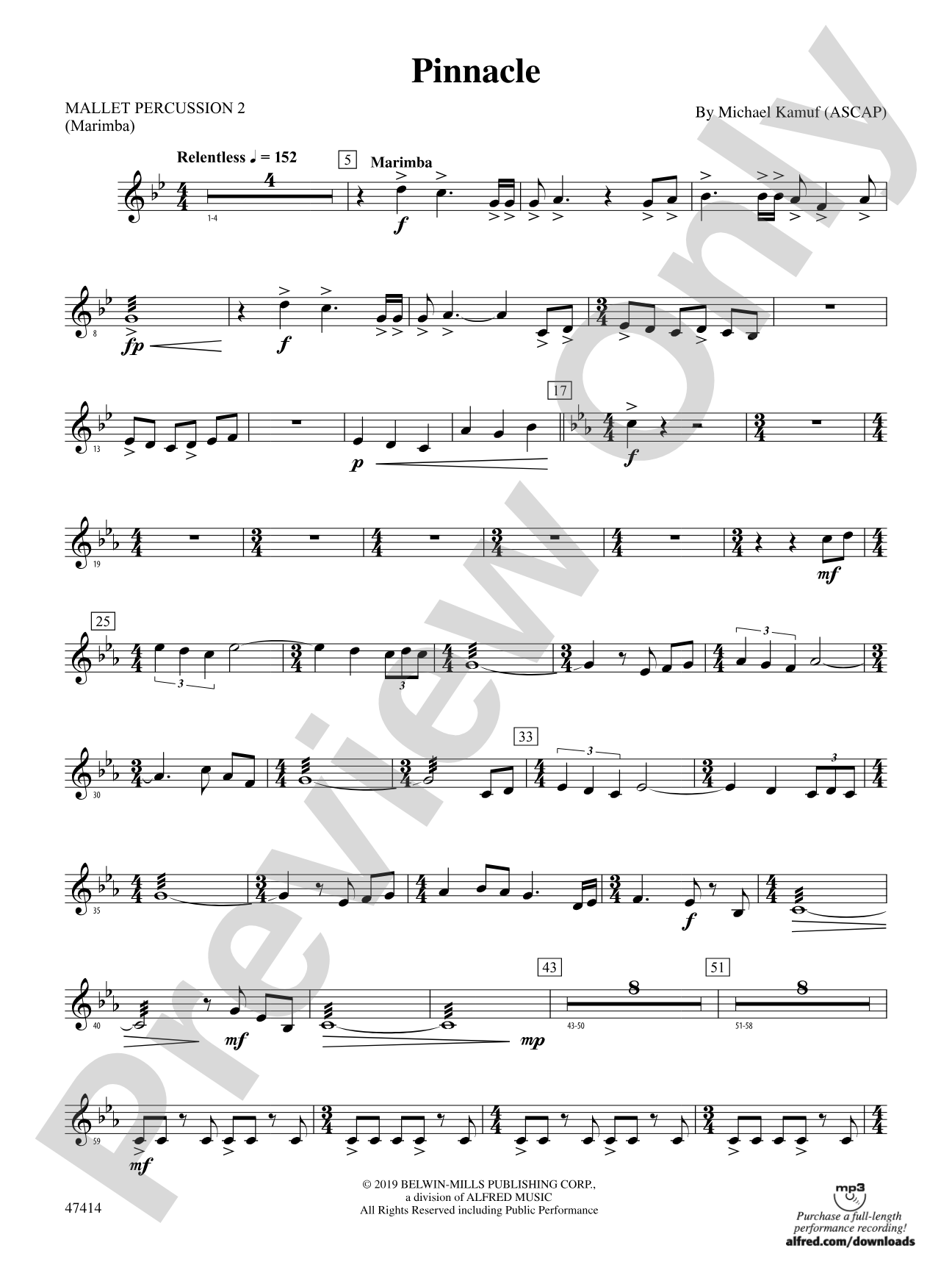 Pinnacle: 2nd Mallet Percussion