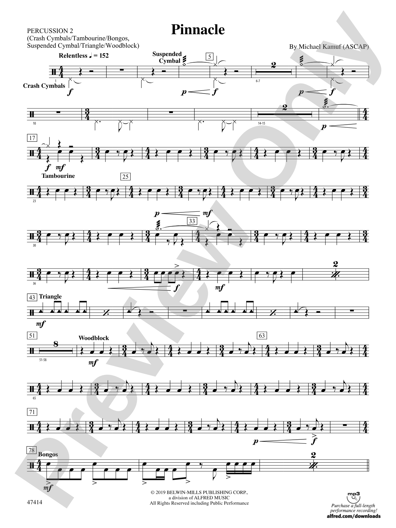 Pinnacle: 2nd Percussion
