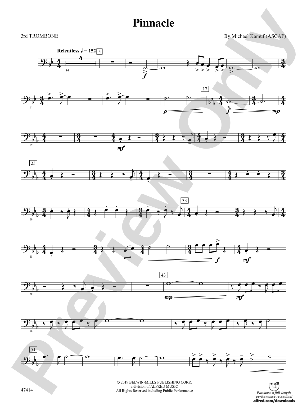 Pinnacle: 3rd Trombone