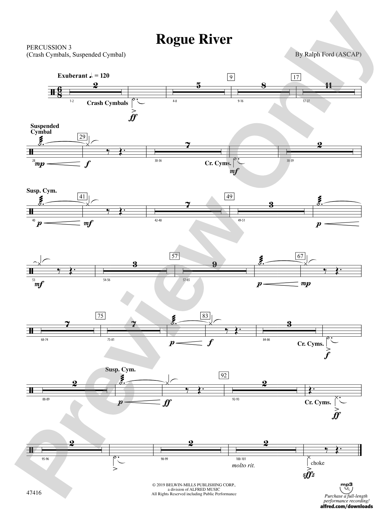 Rogue River: 3rd Percussion