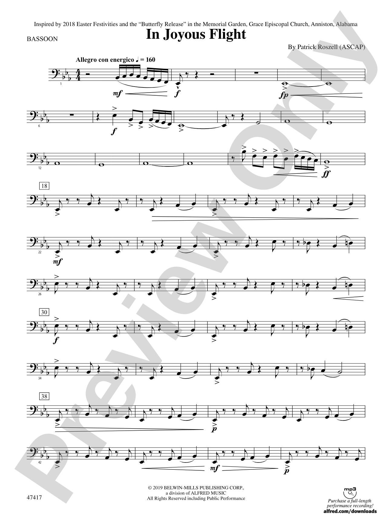 In Joyous Flight: Bassoon