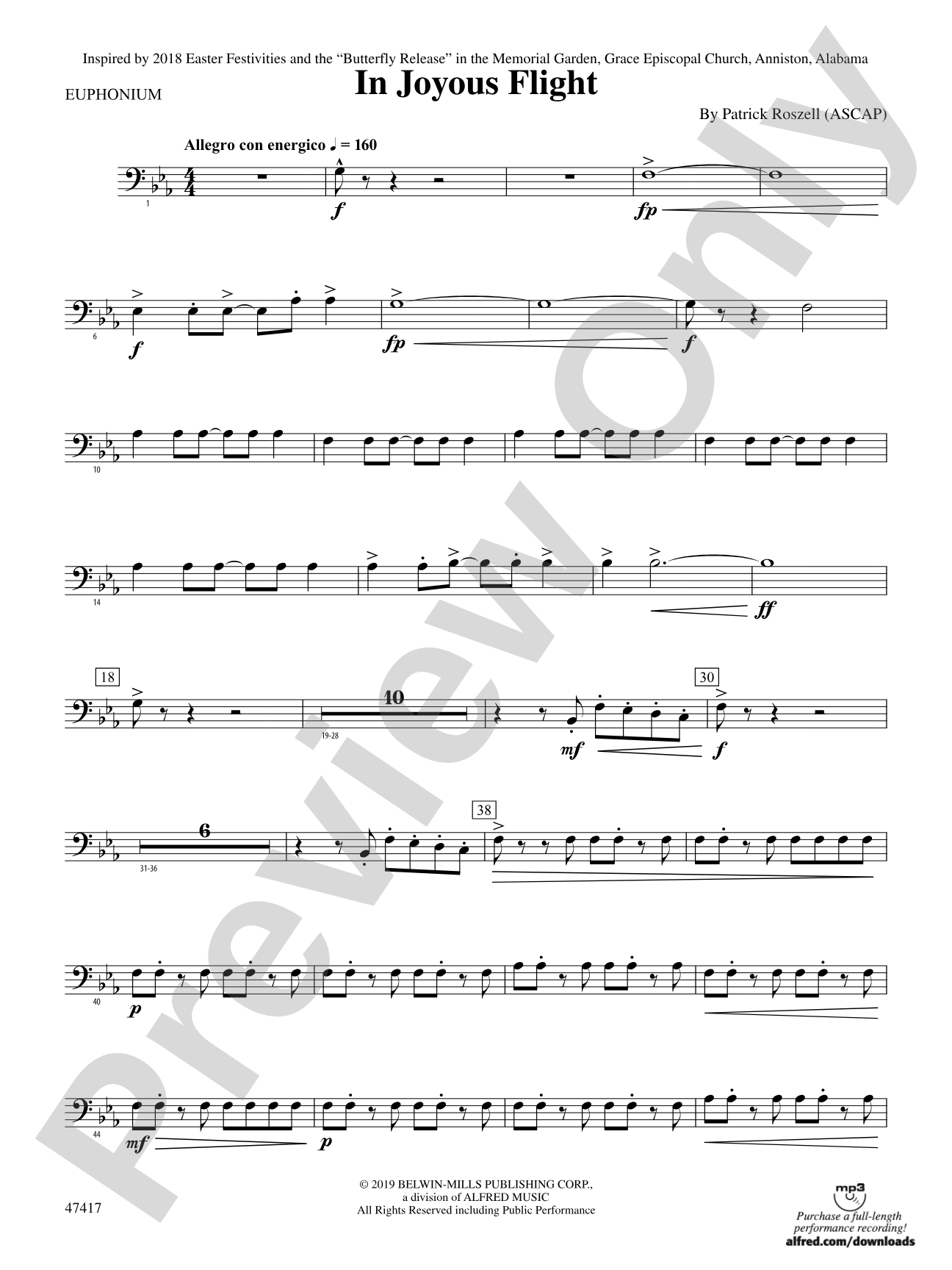 In Joyous Flight: Baritone B.C.