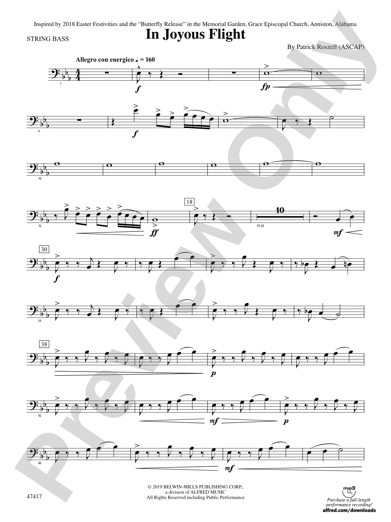 In Joyous Flight: String Bass