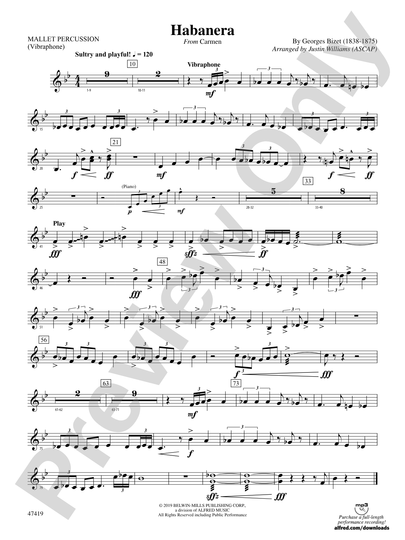 Habanera: Mallets