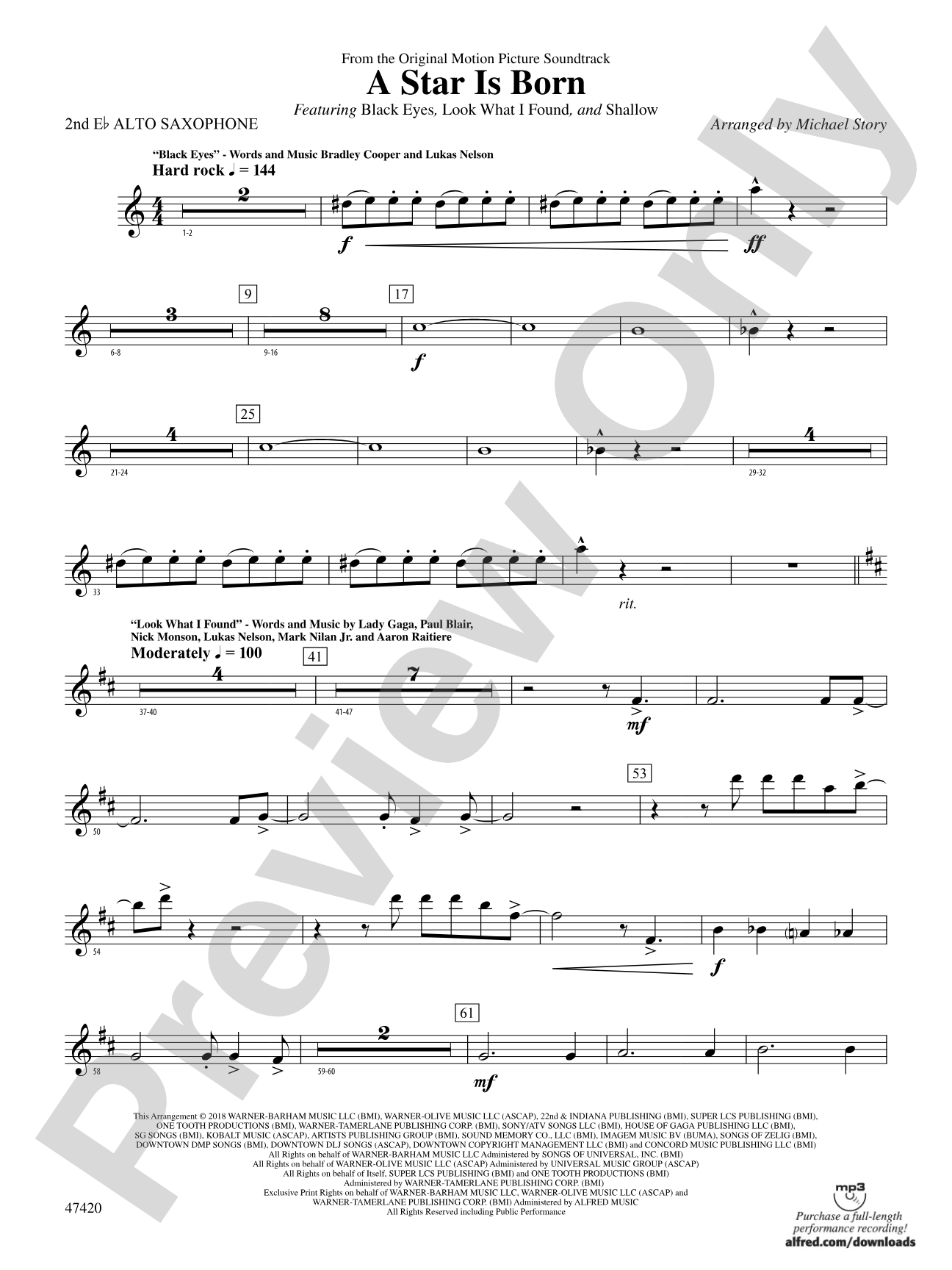 A Star Is Born: 2nd E-flat Alto Saxophone