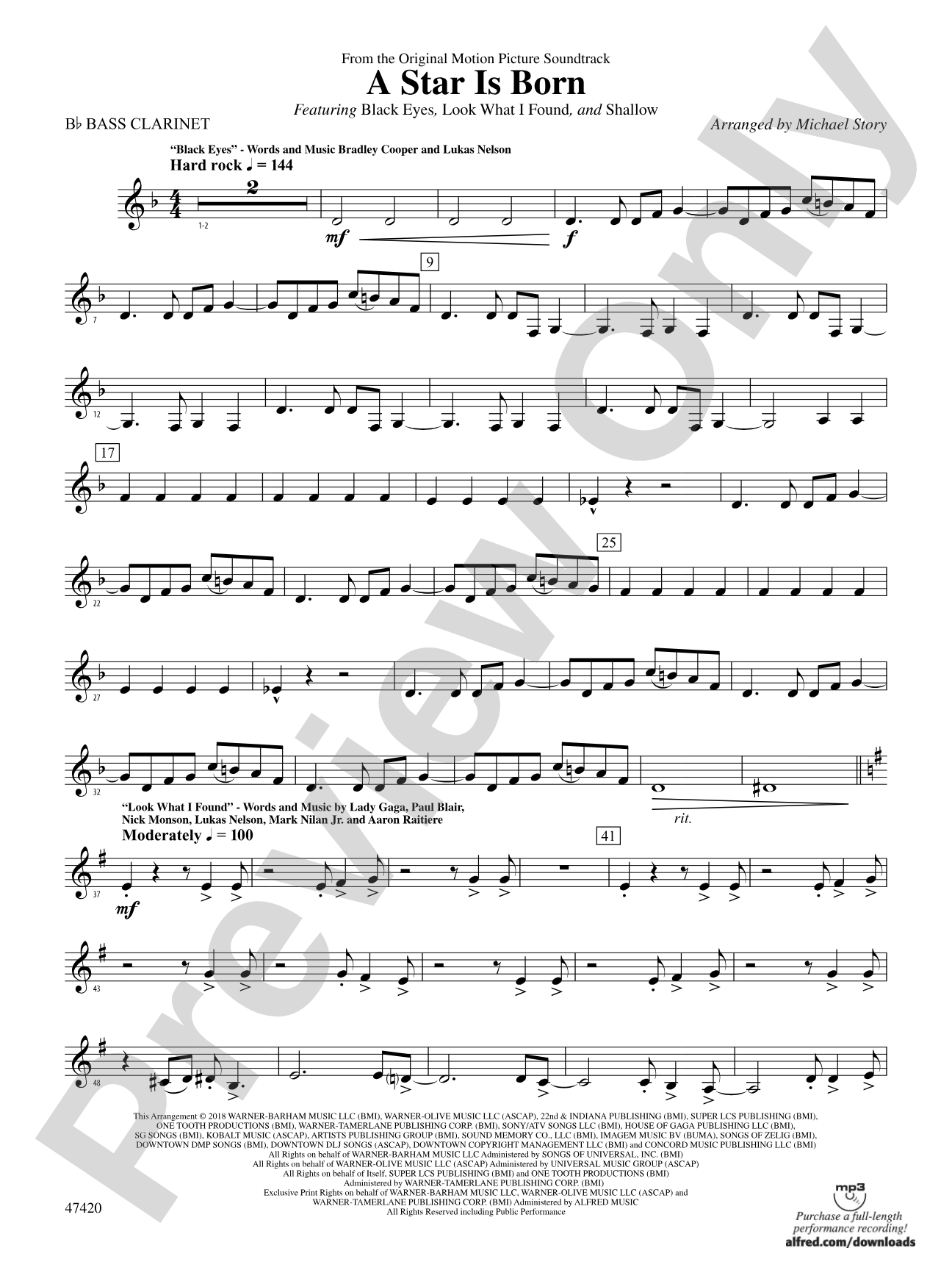 A Star Is Born: B-flat Bass Clarinet