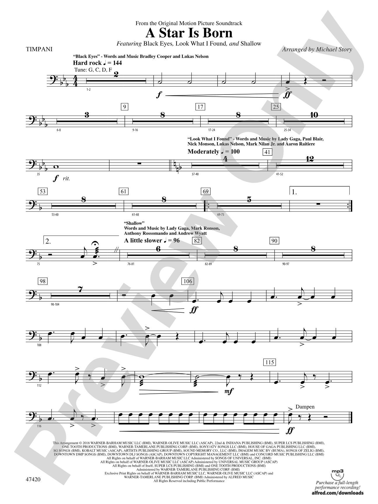 A Star Is Born: Timpani