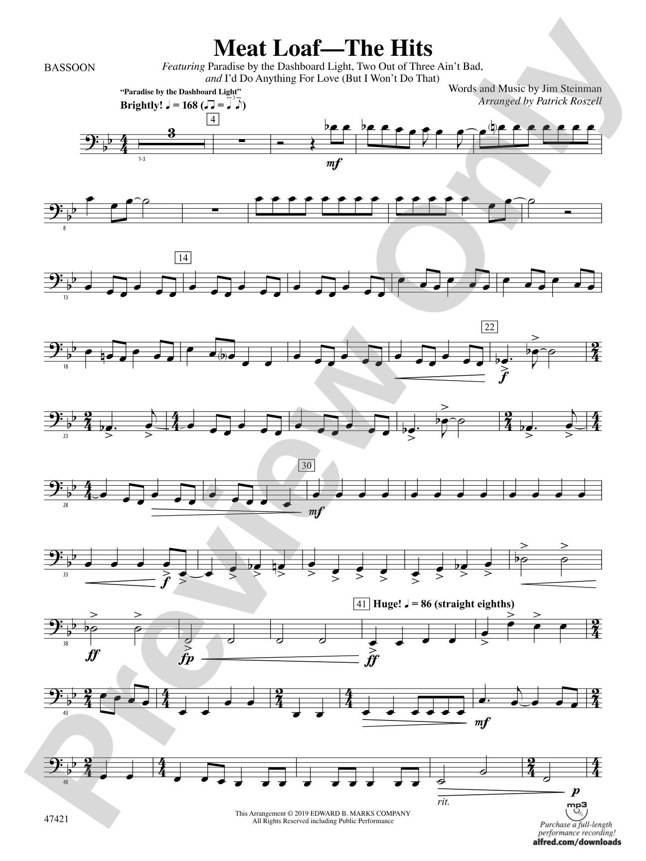 Meat Loaf---The Hits: Bassoon