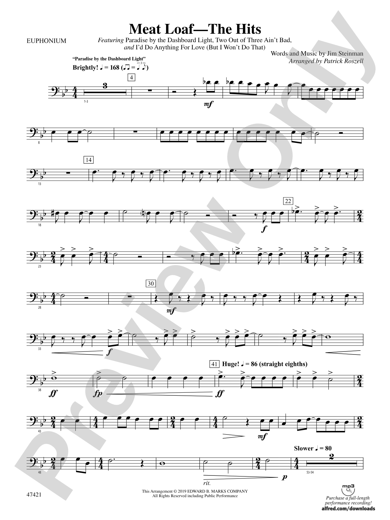 Meat Loaf---The Hits: Baritone B.C.