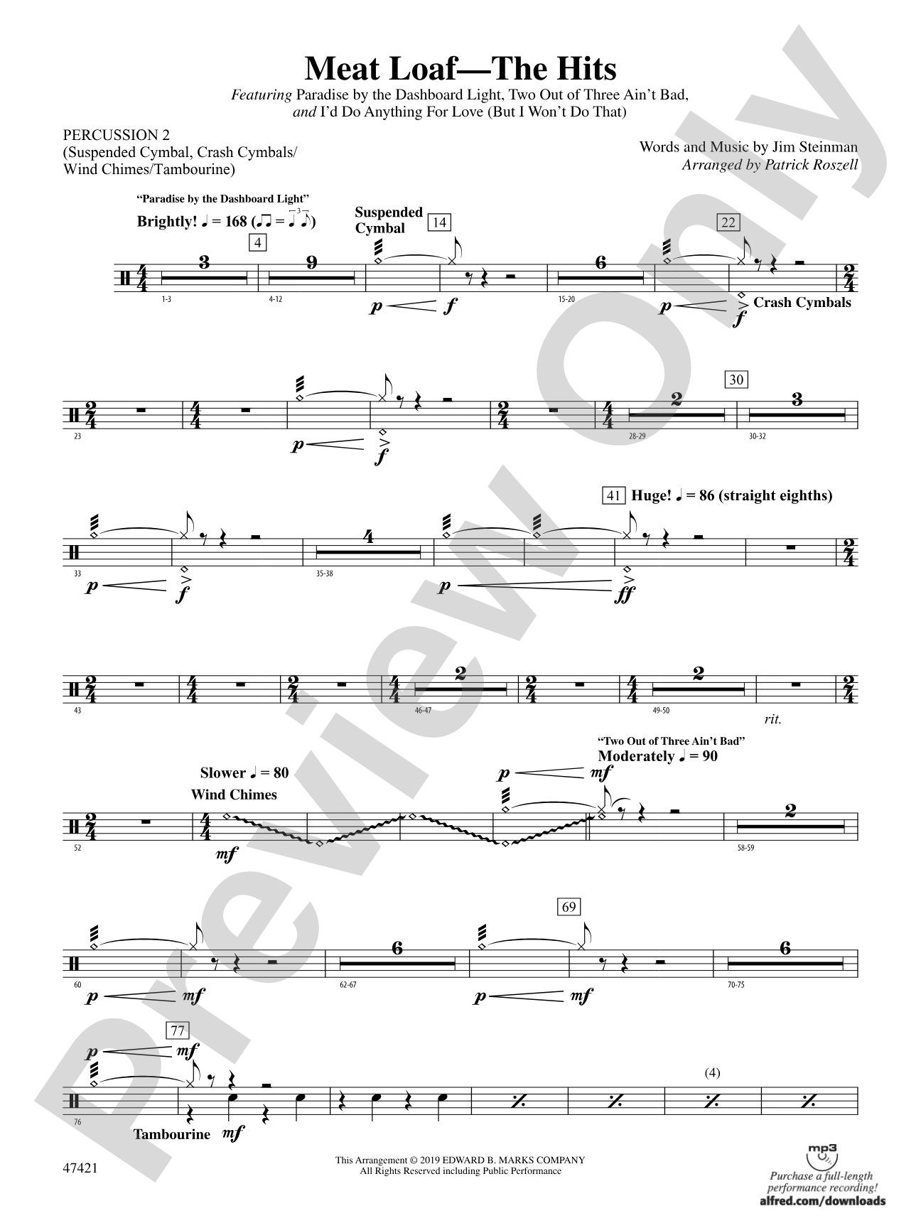 Meat Loaf---The Hits: 2nd Percussion