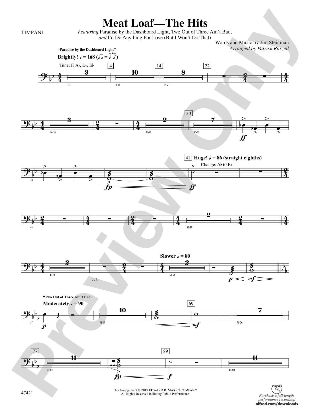 Meat Loaf---The Hits: Timpani