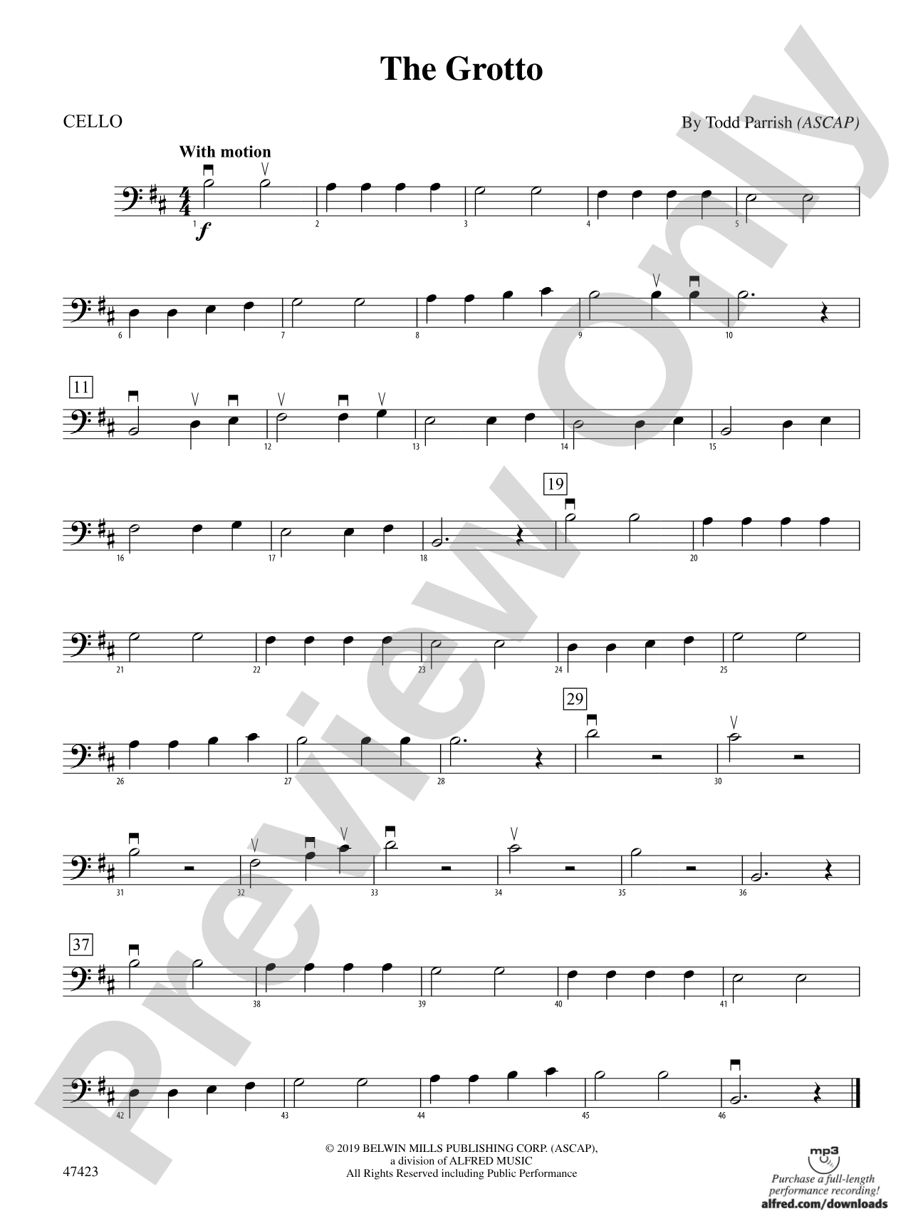 The Grotto: Cello