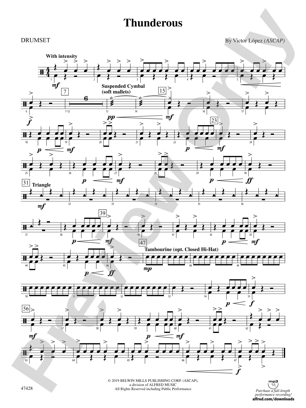 Thunderous: Drums
