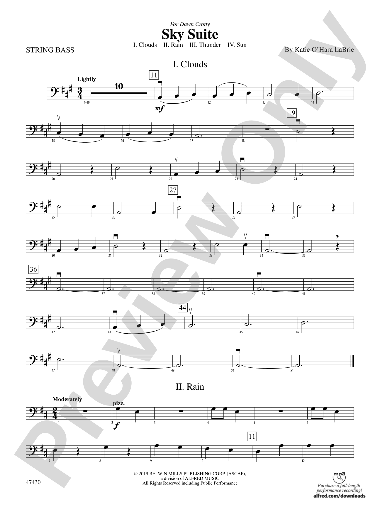 Sky Suite: String Bass