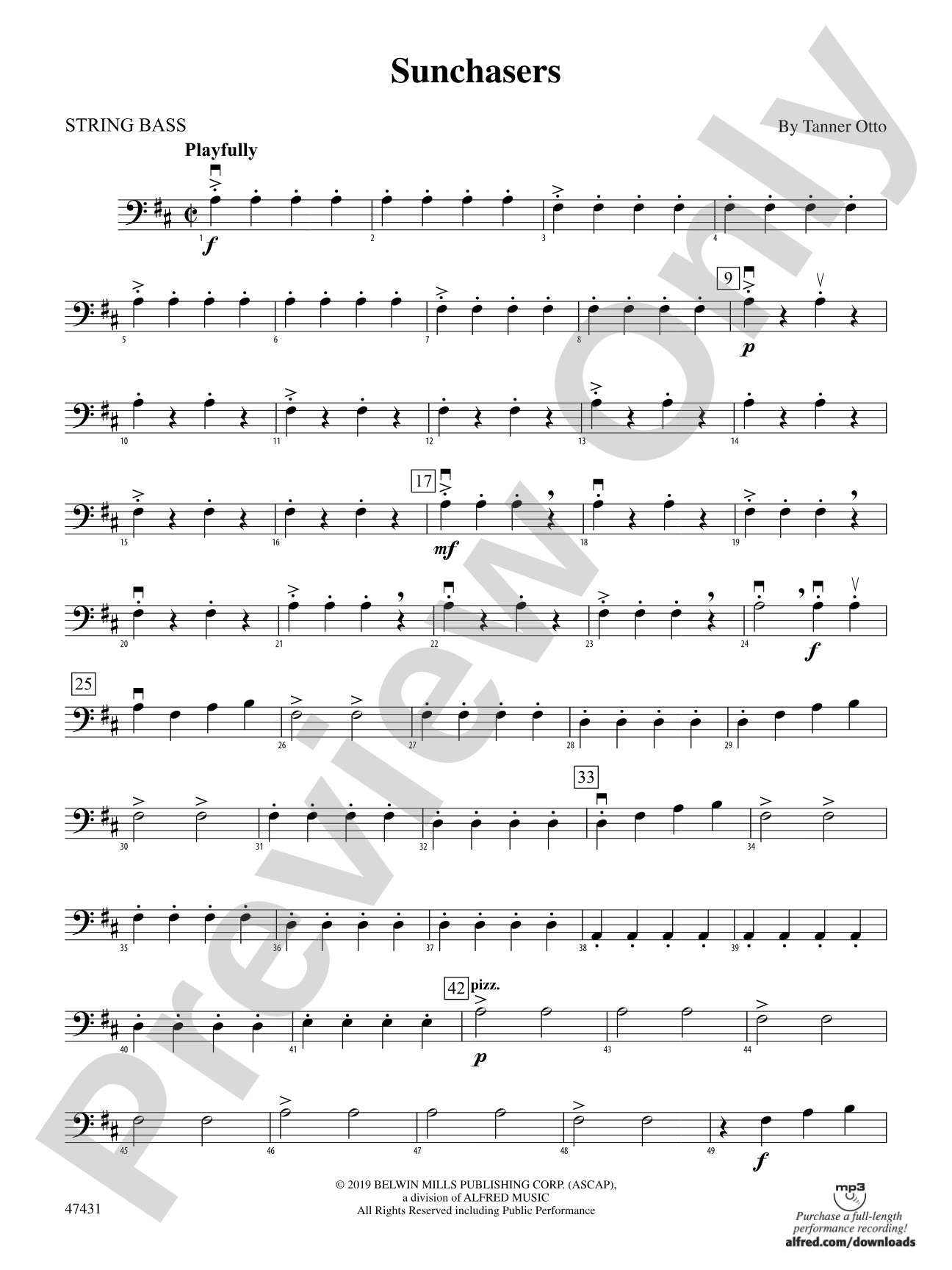 Sunchasers: String Bass