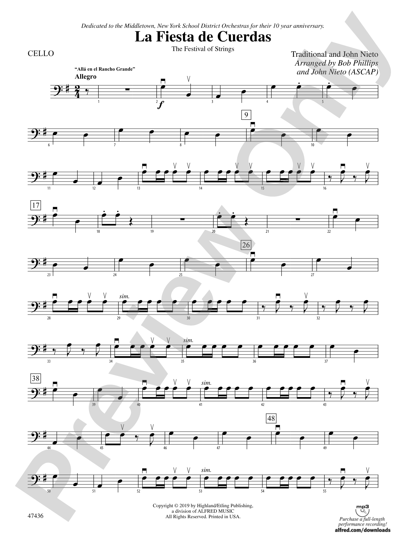 La Fiesta de Cuerdas: Cello