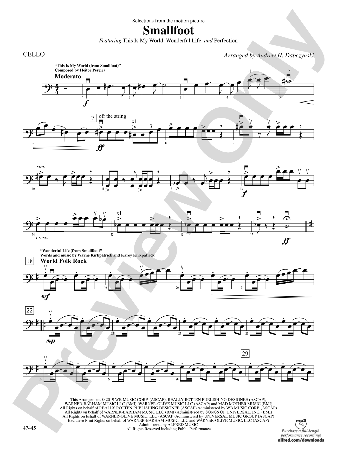 Smallfoot: Cello