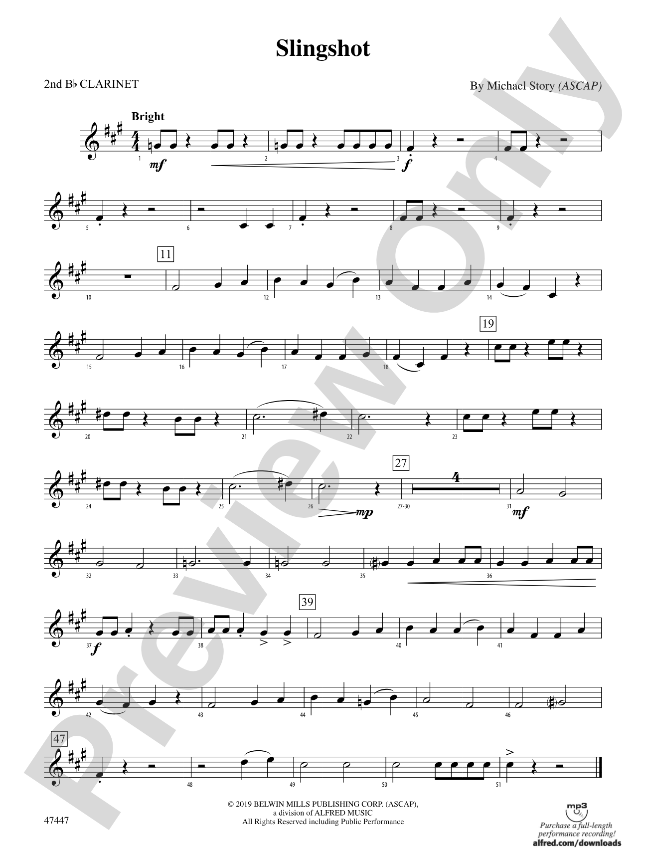 Slingshot: 2nd B-flat Clarinet