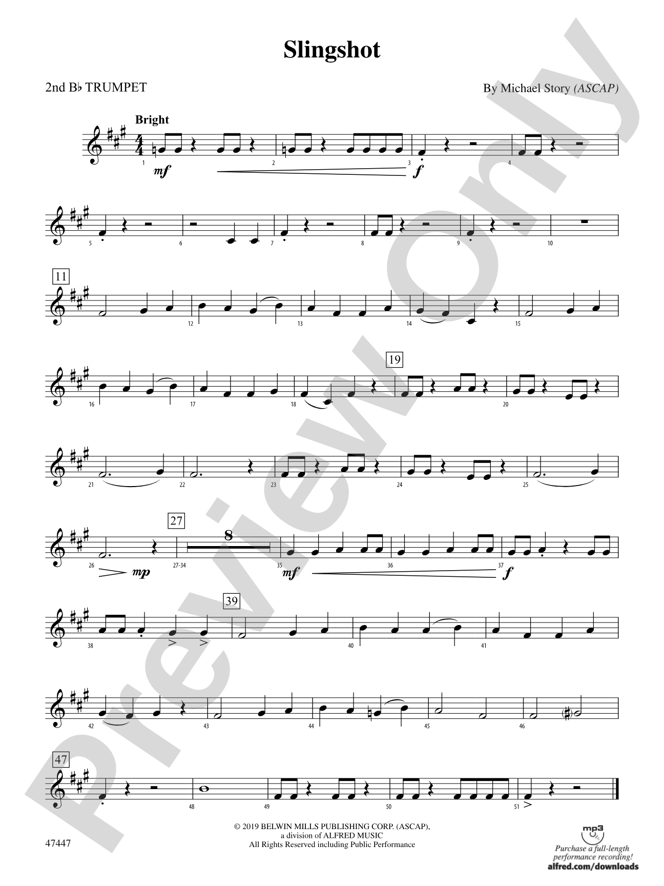 Slingshot: 2nd B-flat Trumpet
