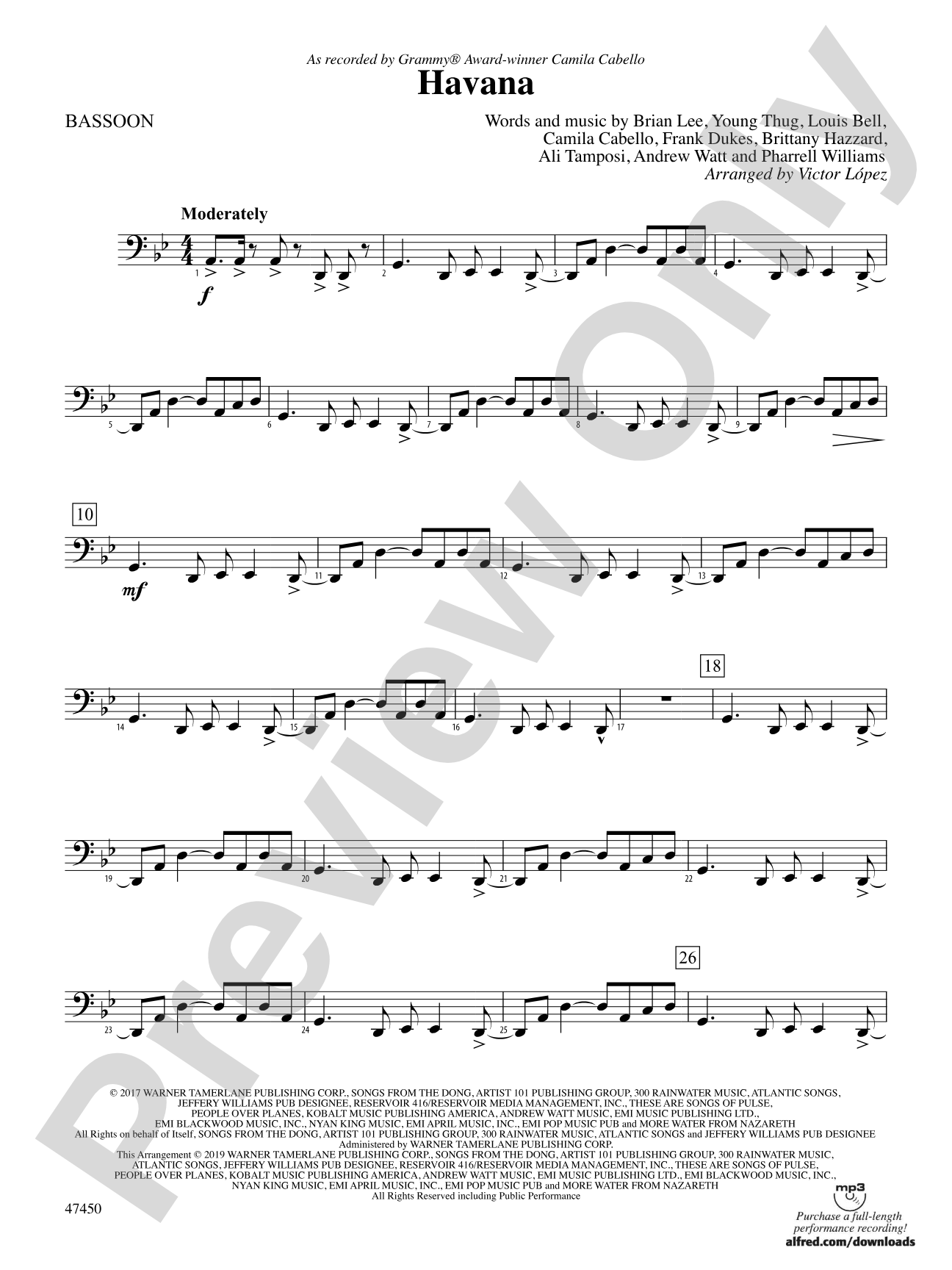 Havana: Bassoon