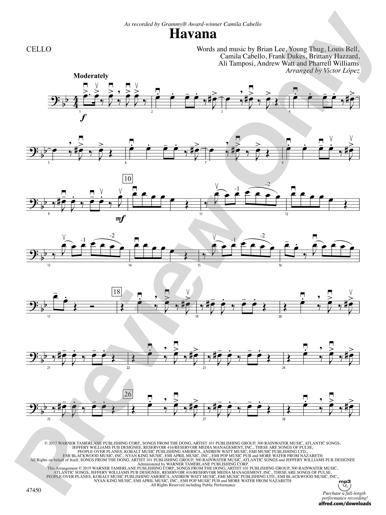 Havana: Cello