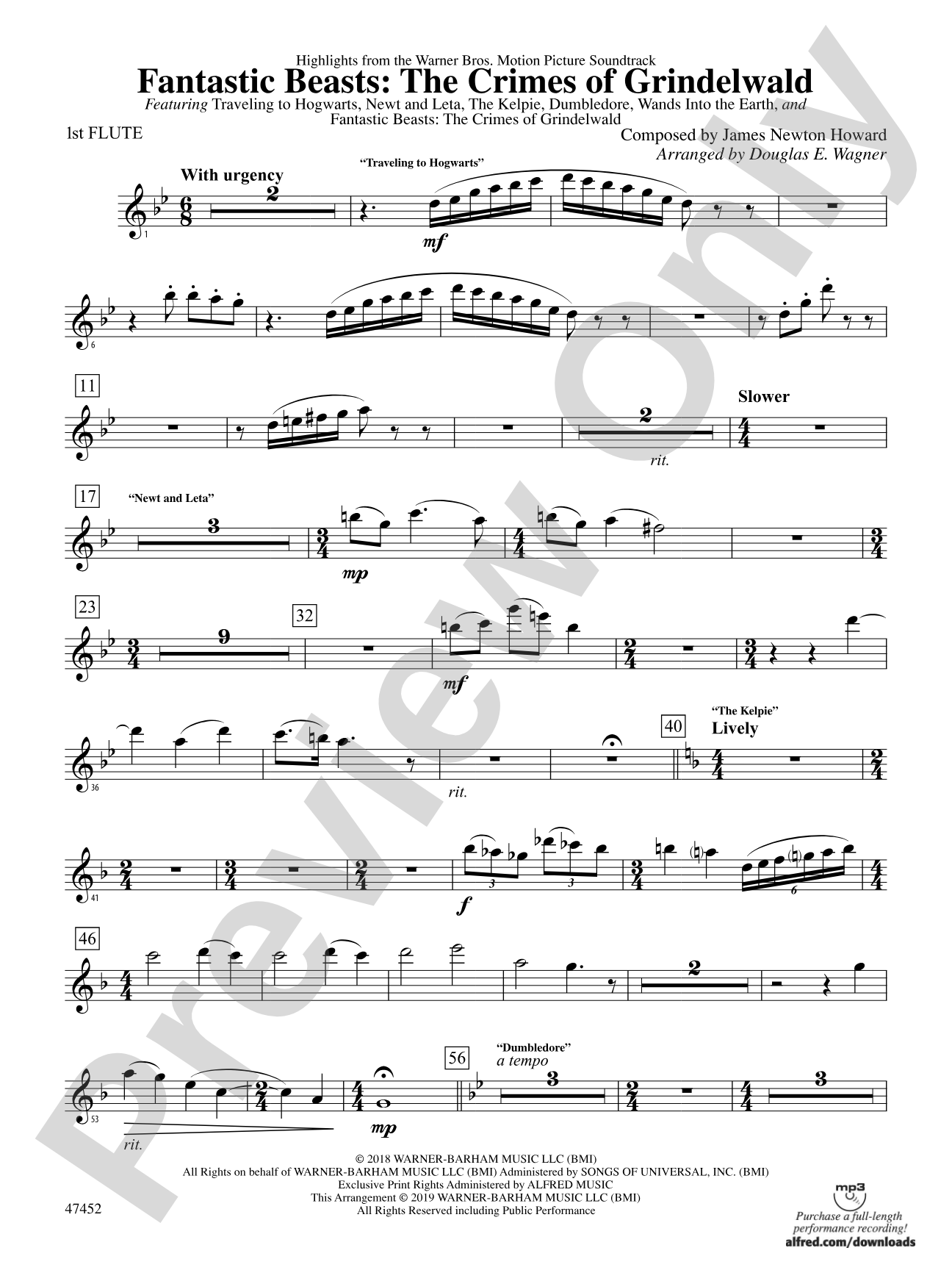 Fantastic Beasts: The Crimes of Grindelwald: Flute