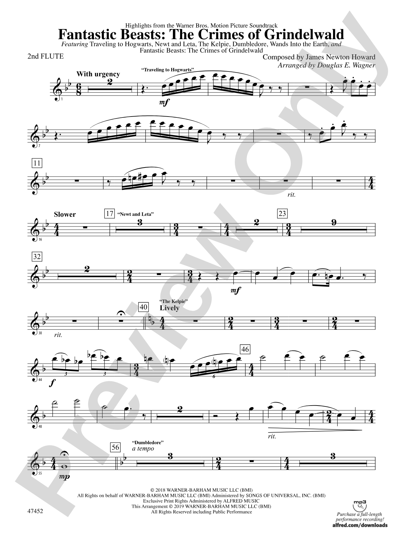 Fantastic Beasts: The Crimes of Grindelwald: 2nd Flute