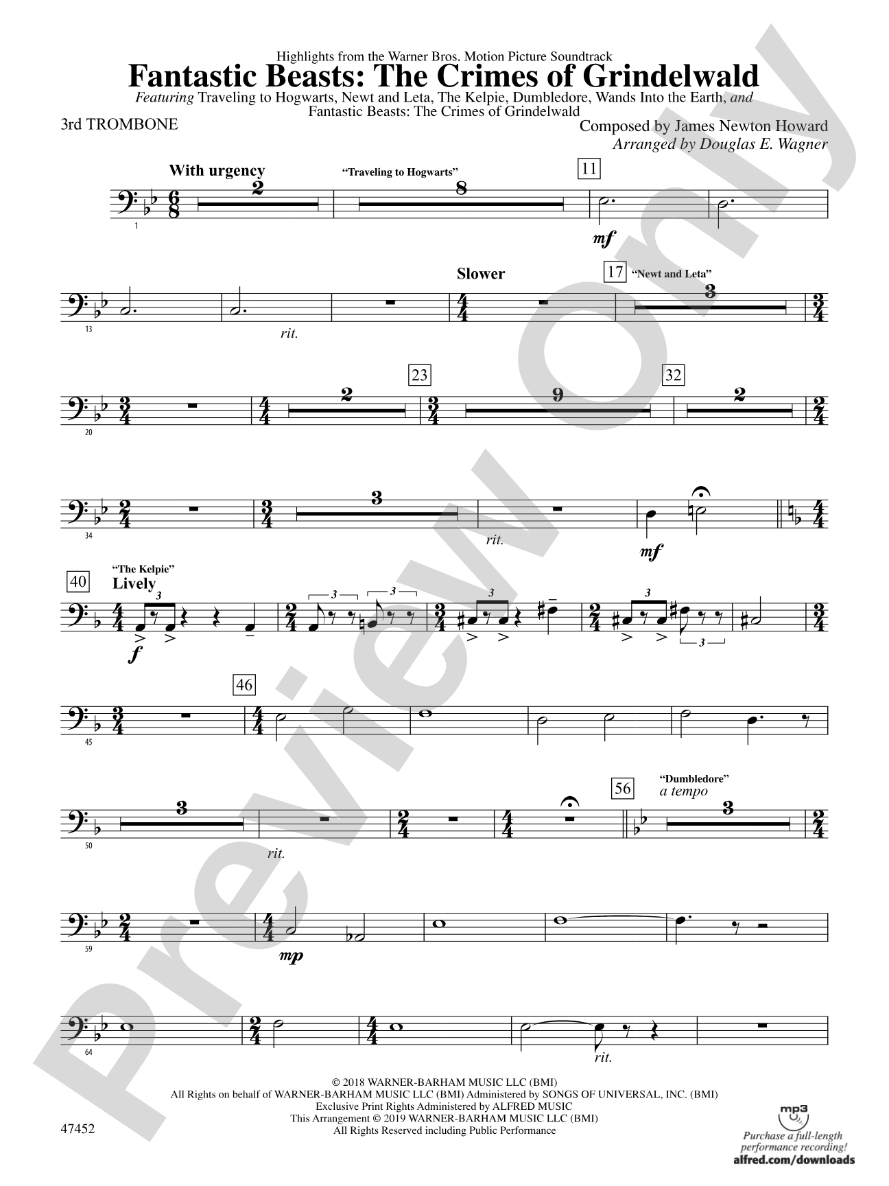 Fantastic Beasts: The Crimes of Grindelwald: 3rd Trombone