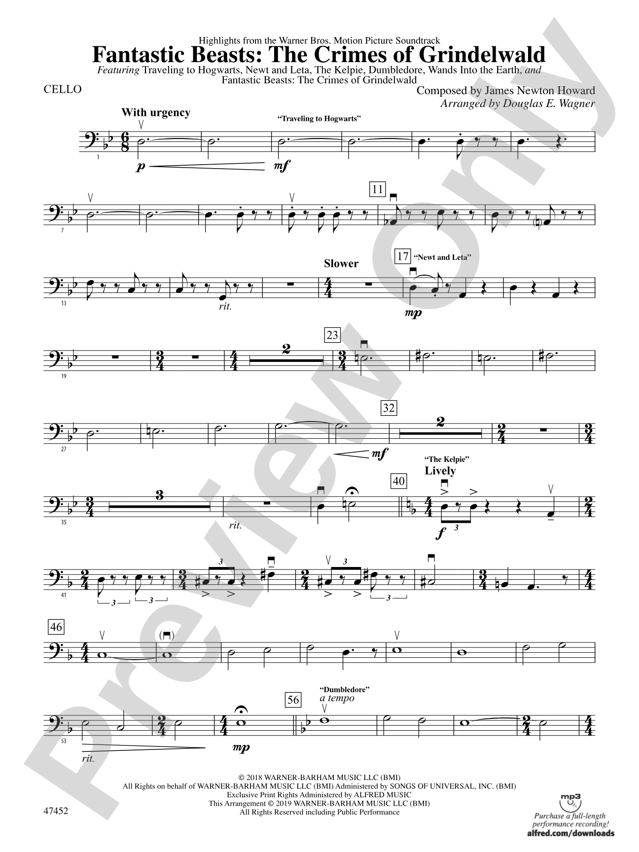 Fantastic Beasts: The Crimes of Grindelwald: Cello