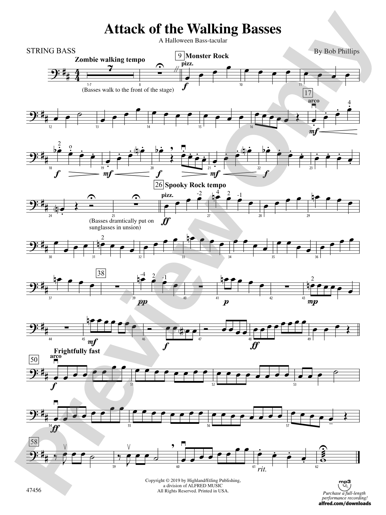 Attack of the Walking Basses: String Bass