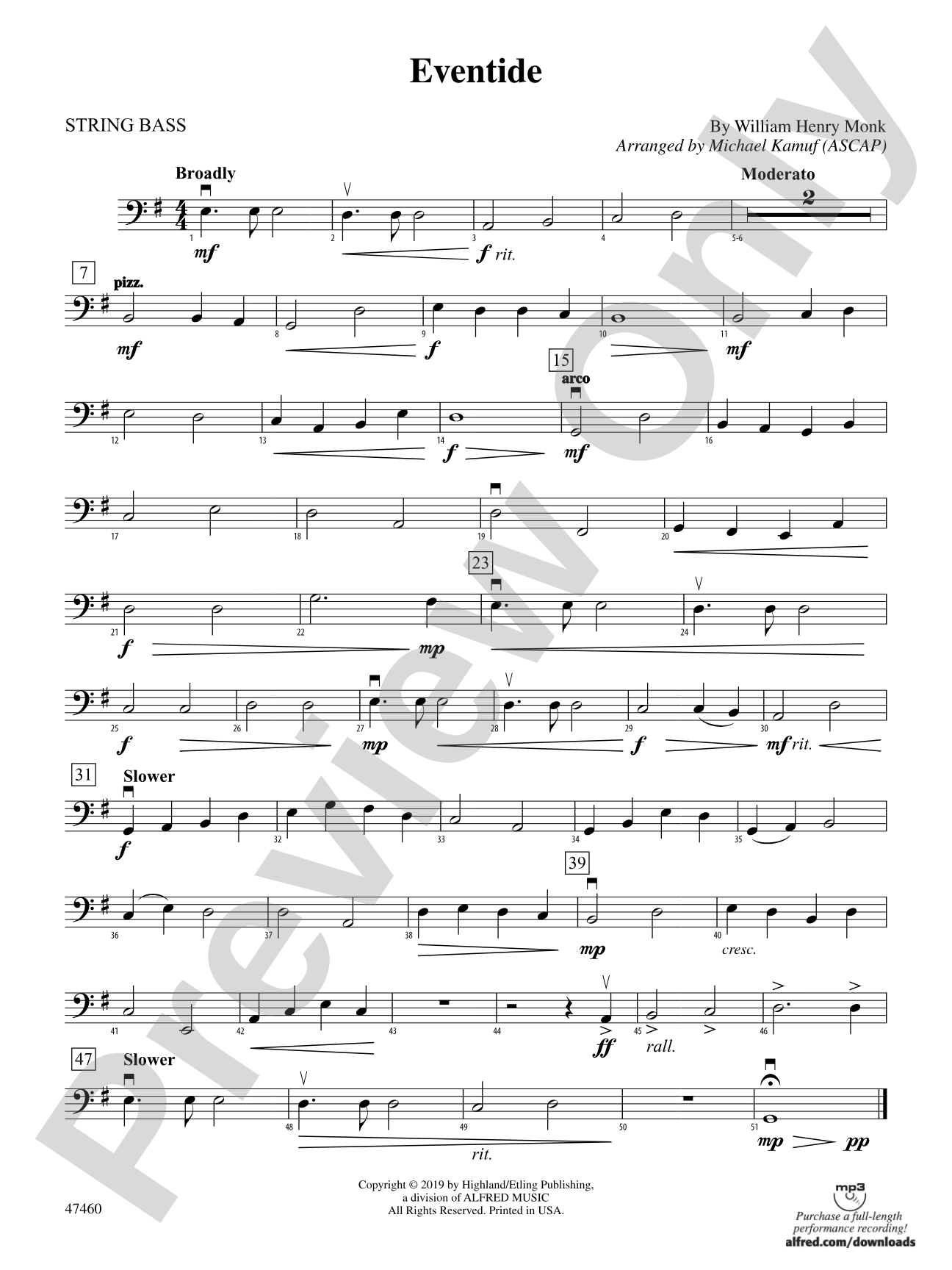 Eventide: String Bass