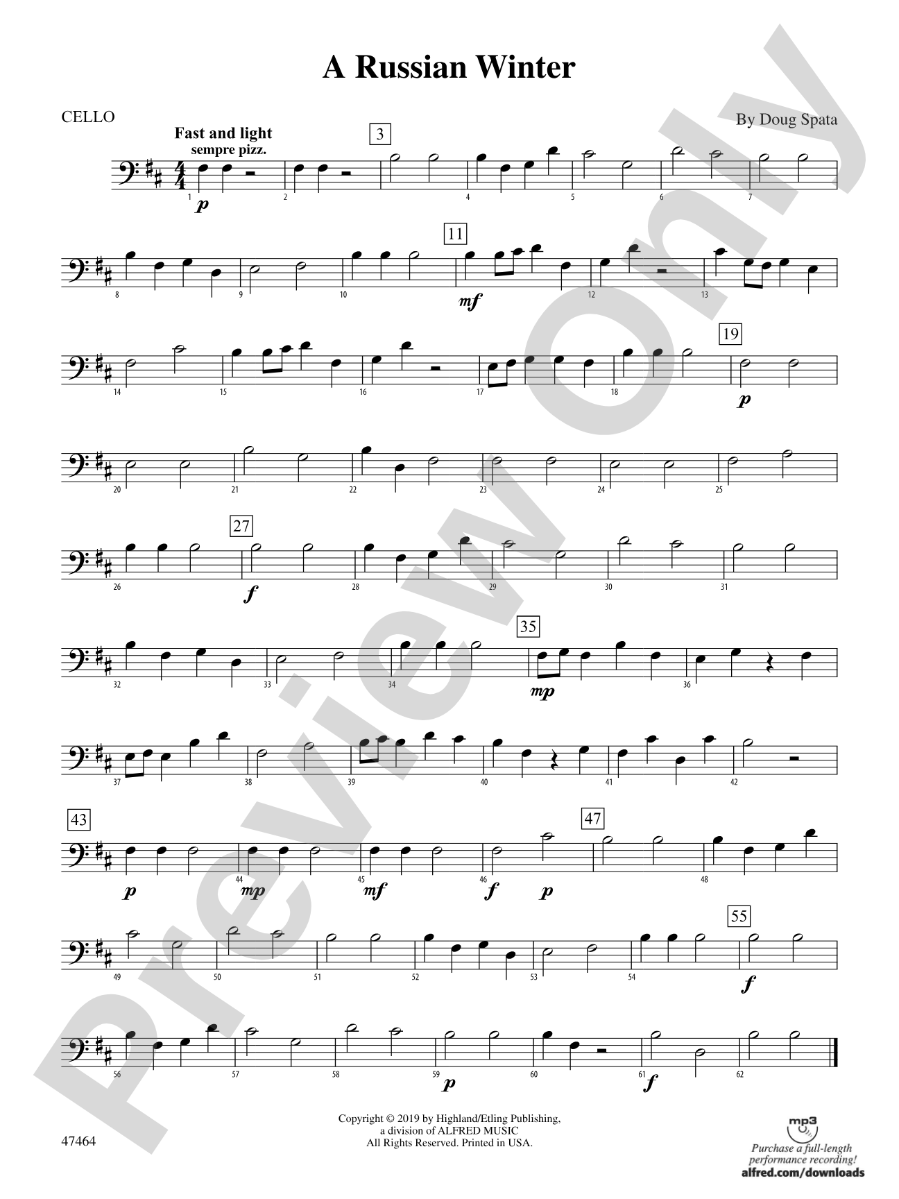 A Russian Winter: Cello