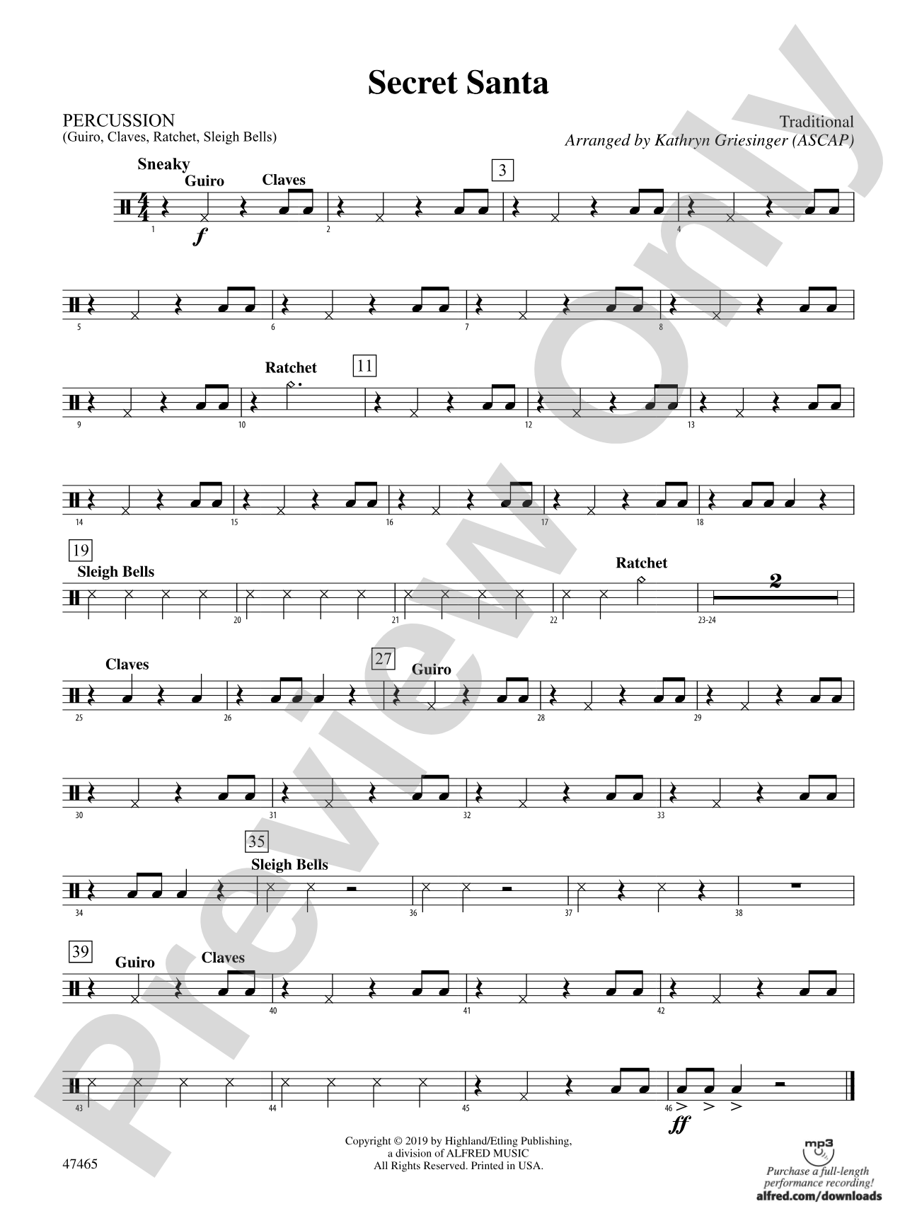 Secret Santa: 1st Percussion